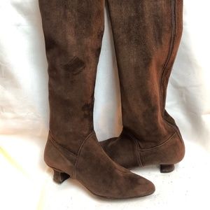 FENDI Suede Tall Boots